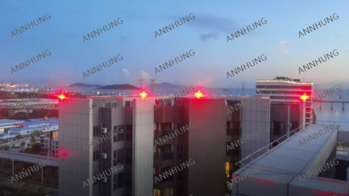 Laatste bedrijfscasus over Shenzhen Songmao Bojing residentie project, LED Midden-intensiteit Aviation Obstruction Light