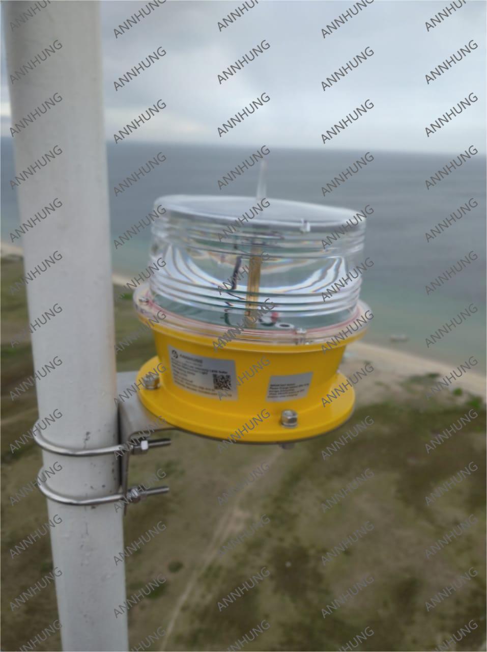 Laatste bedrijfscasus over Solar Marine Lantern Installation Case: AH-LS-C IP68 IALA Navigation Lights