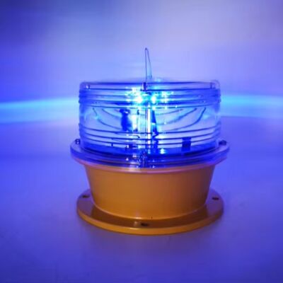 IP68-gecertificeerd zonne-luchthavenlicht met een levensduur van 100.000 uur en een behuizing van aluminiumlegering voor luchtvaartobstakelverlichting