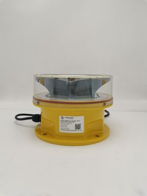 60FPM GPS Sync LED Aviation Obstruction Light met UV-polycarbonaat voor waarschuwing van vliegtuigen met een gemiddelde intensiteit